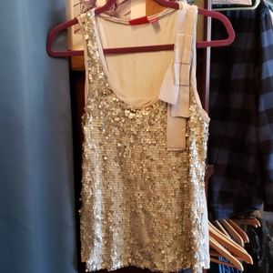 Shades of Grey Sequin Tank